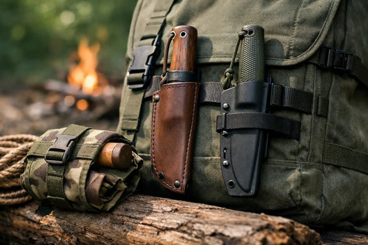 Bushcraft Messer sicher transportieren