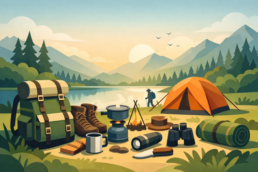 Campingausrüstung für Naturabenteuer