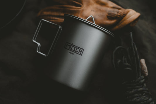 Mitsch Titan Camping Tasse – Ultraleichter Outdoor Topf (350ml / 450ml / 750ml)